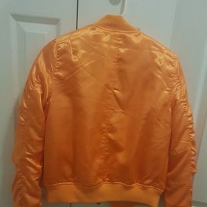 Orange Bomber Jacket